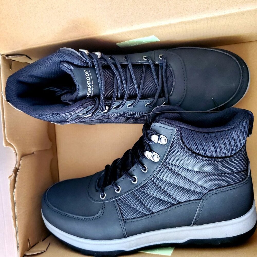 Weatherproof Men 13 Stoll Cold Waterproof Insulated Winter Boots Outdoor